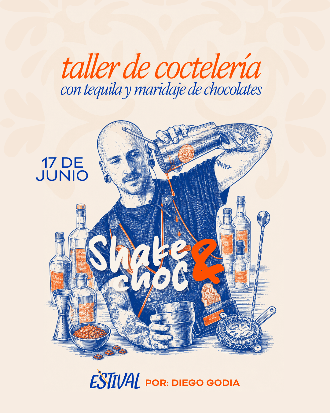 ESTIVAL. Taller de coctelería SHAKE & CHOC